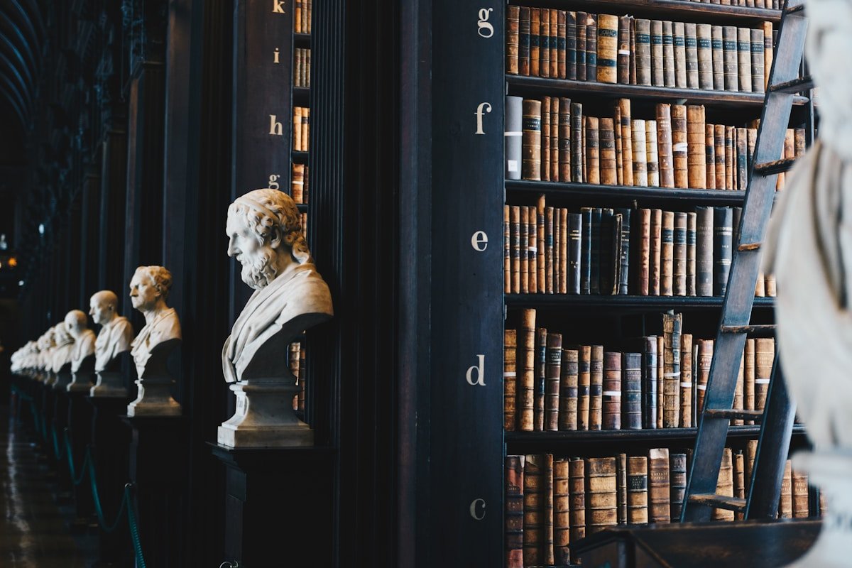 Legal books and research materials